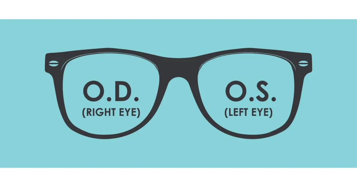 OD vs OS what is it?